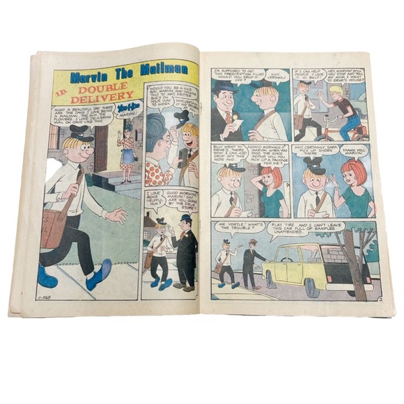 Vintage 1969 Blondie Comic Book Vol 2 No 182 Chic Young Charlton Men at Work 60s - Picture 3 of 8